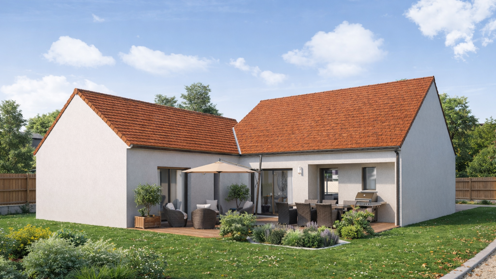 Maison neuve à Huisseau-sur-Mauves avec 3 chambres sur terrain de 744m2 / image 3