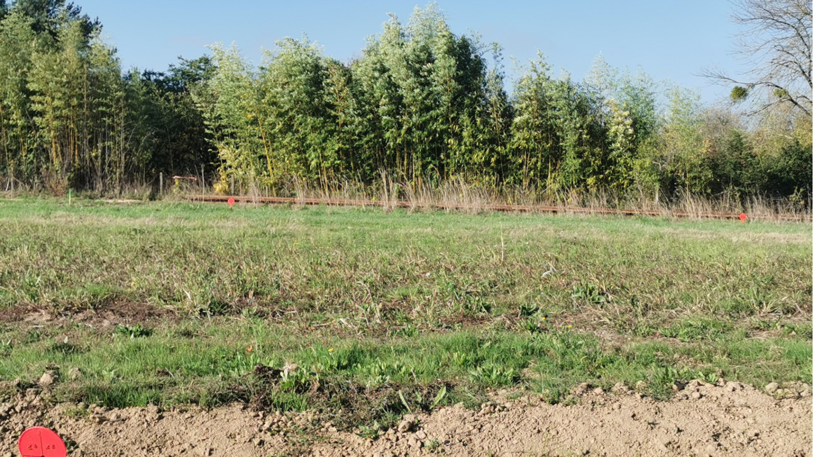 Terrain constructible de 364m2 à Luynes