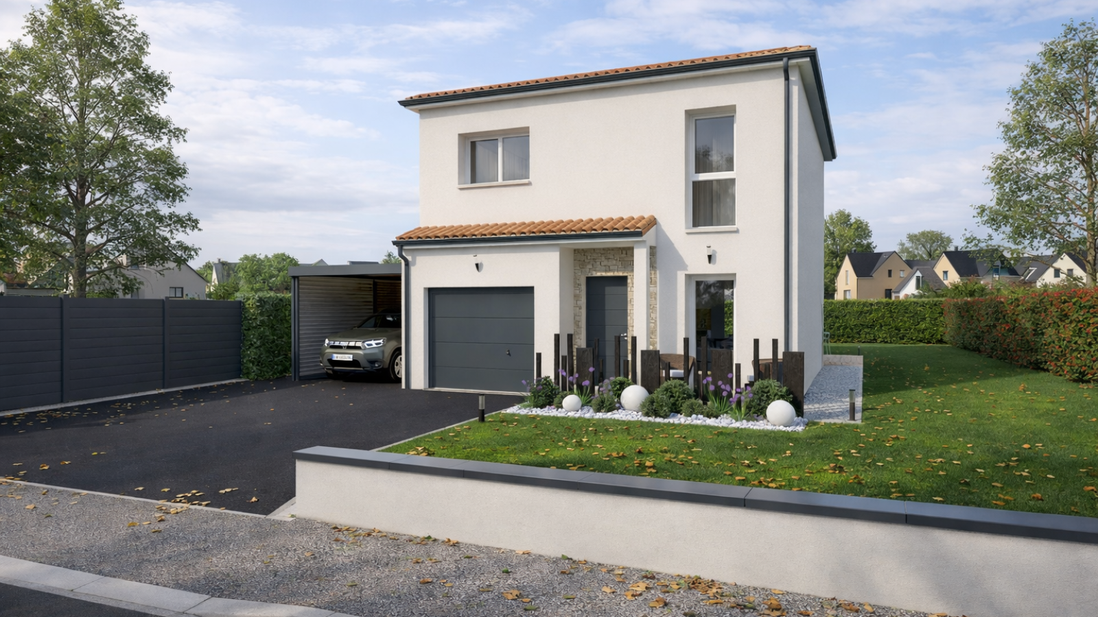 Maison neuve à Chemillé-en-Anjou avec 3 chambres sur terrain de 388m2 / image 2