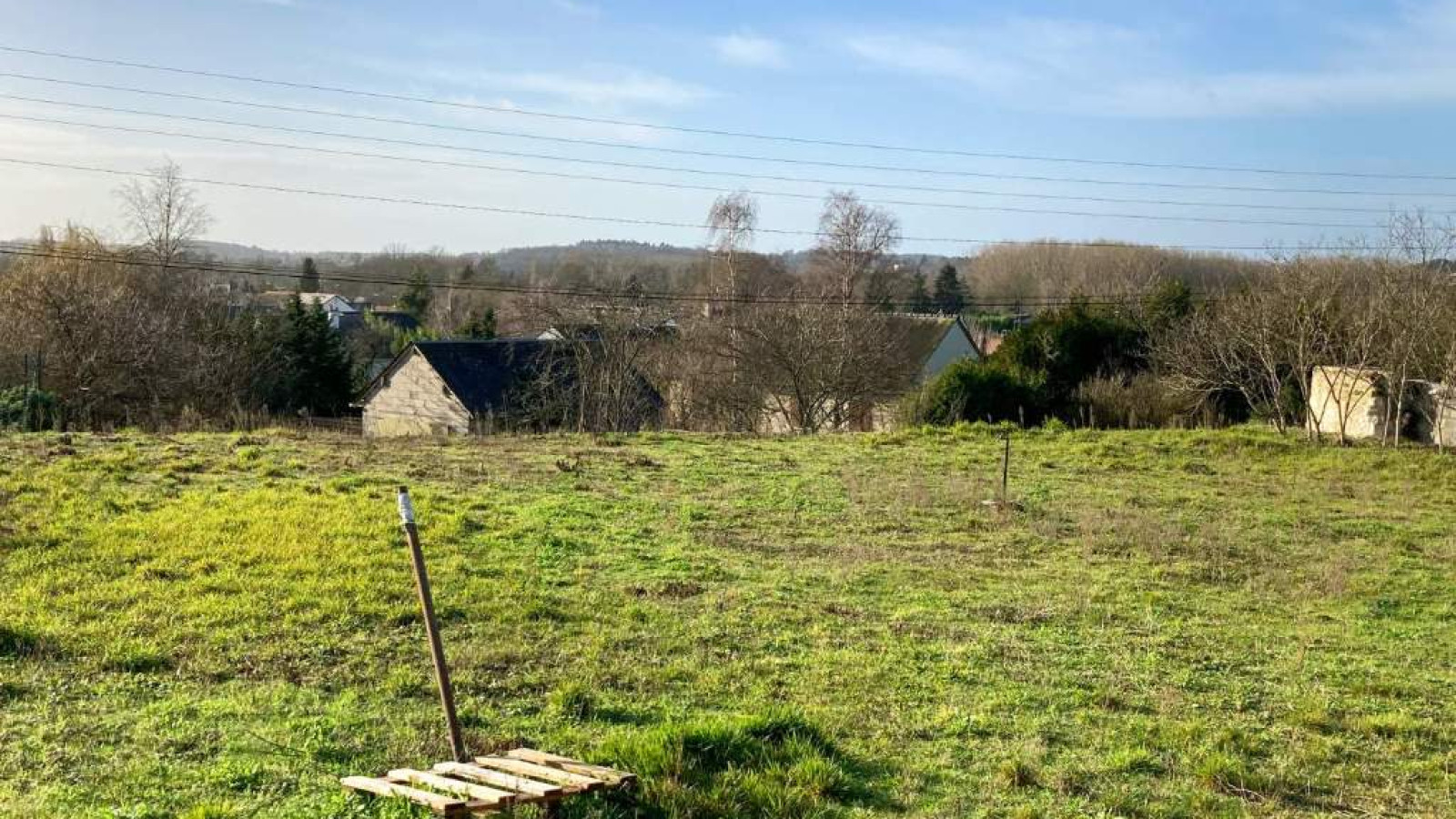 Terrain constructible de 854m2 à Beaulieu-lès-Loches