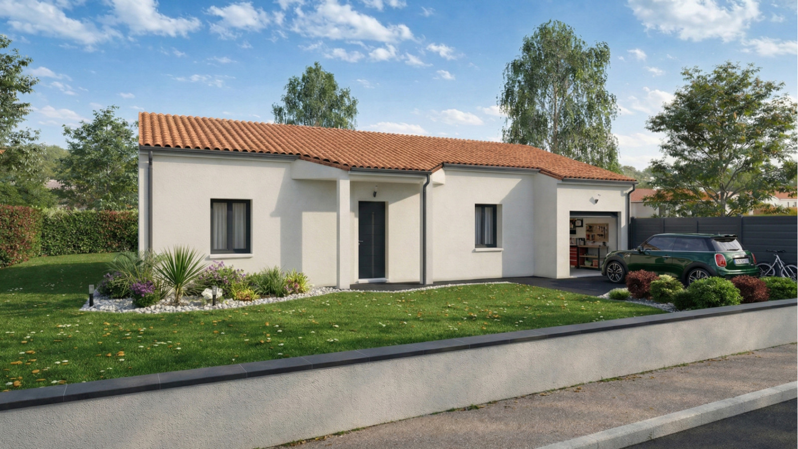 Maison neuve à Vivonne avec 3 chambres sur terrain de 494m2 / image 2