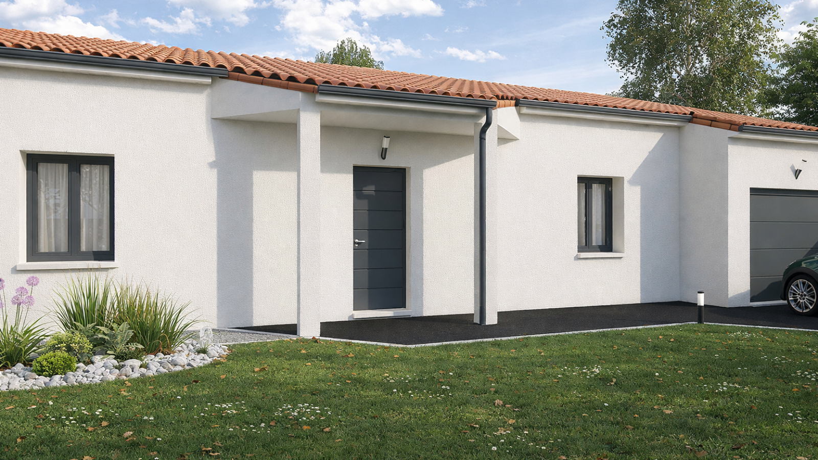 Maison neuve à Vivonne avec 3 chambres sur terrain de 494m2 / image 4