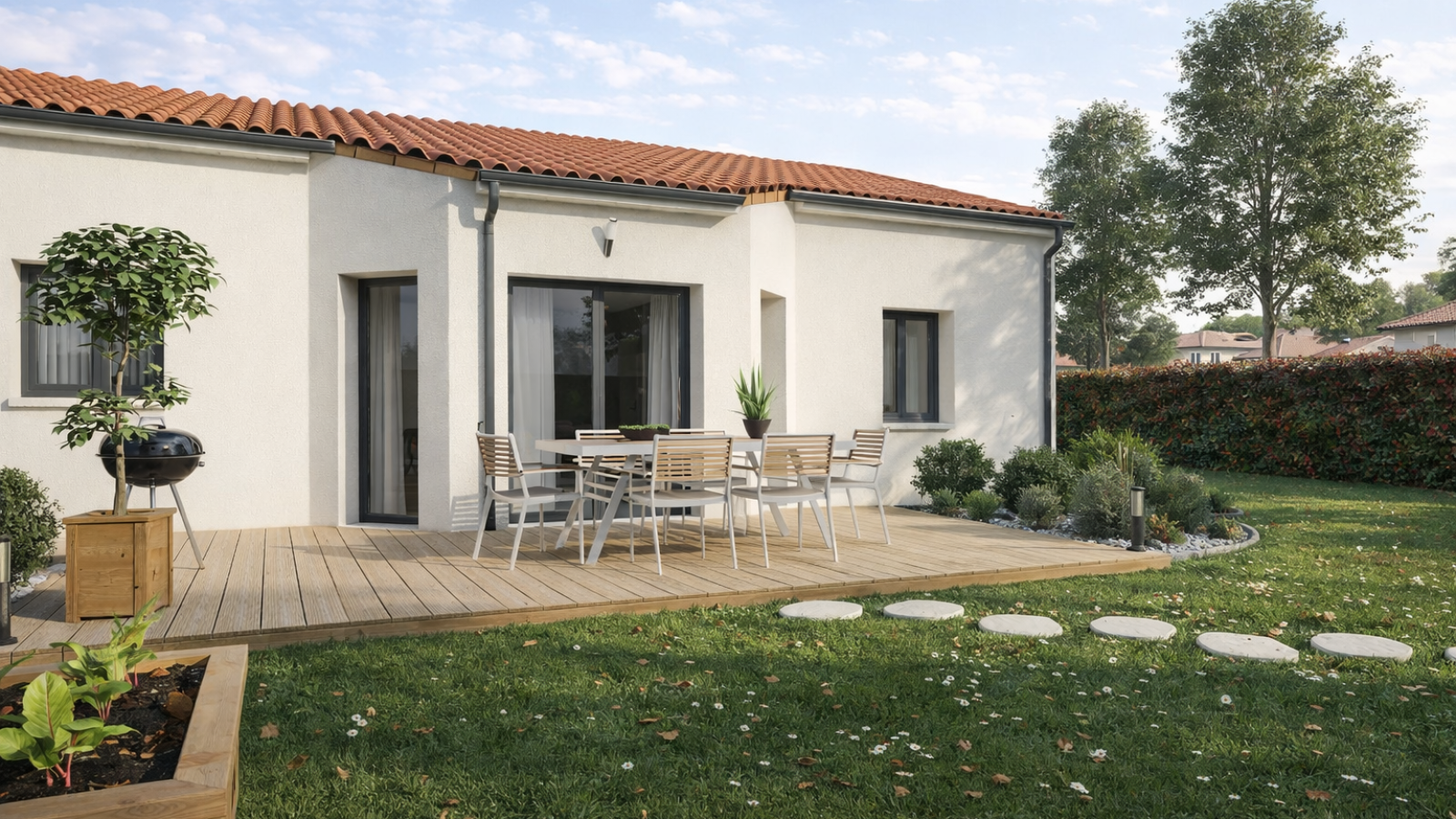 Maison neuve à Vivonne avec 3 chambres sur terrain de 494m2 / image 5