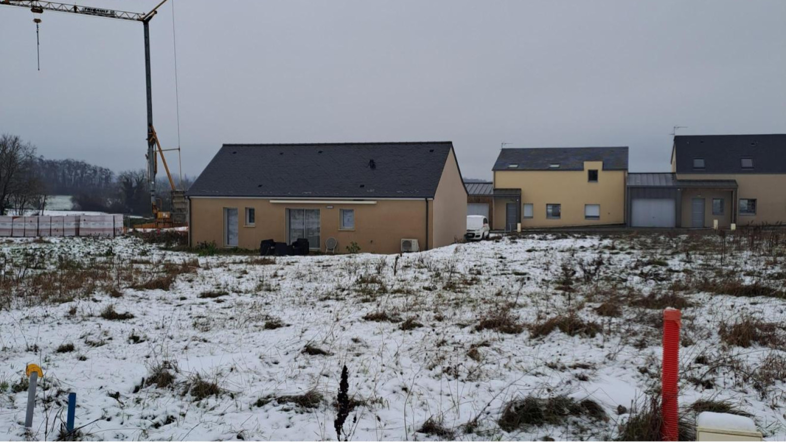 Terrain constructible de 502m2 à Soulaire-et-Bourg