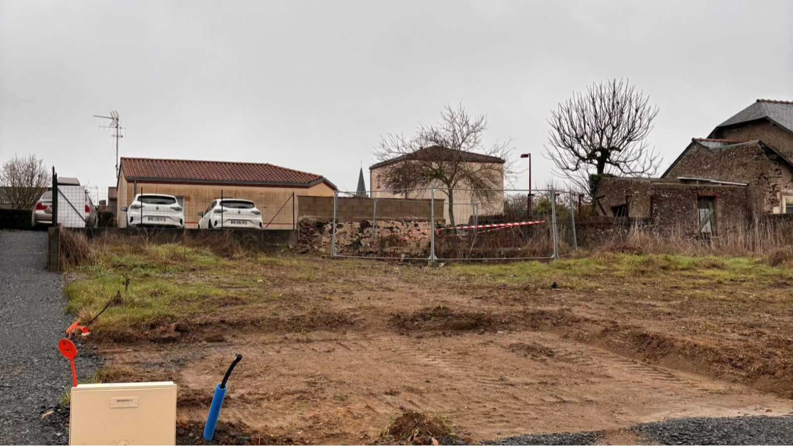 Terrain constructible de 422m2 à Mauges-sur-Loire