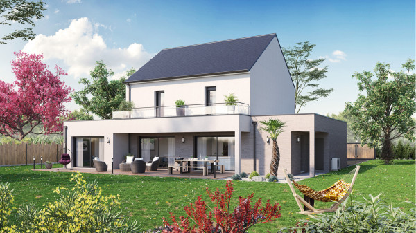 Maison neuve à Huisseau-sur-Mauves avec 4 chambres sur terrain de 744m2 - image 1