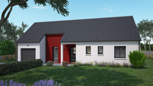 Maison neuve à Villemandeur avec 3 chambres sur terrain de 400m2 - image 1