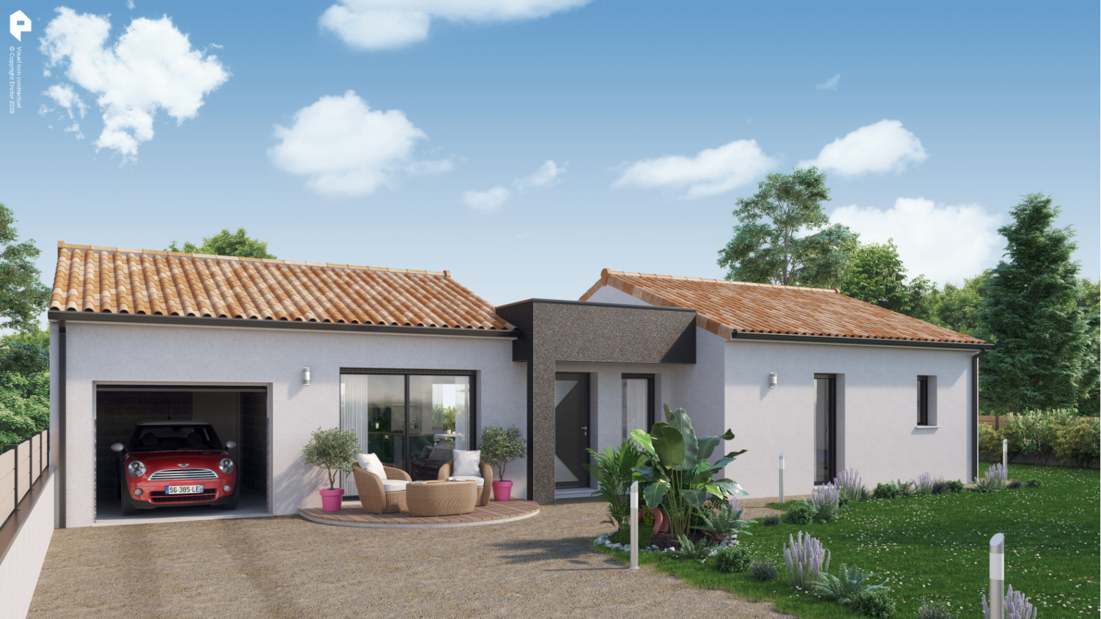 Maison neuve à Poitiers avec 4 chambres sur terrain de 1110m2 / image 2