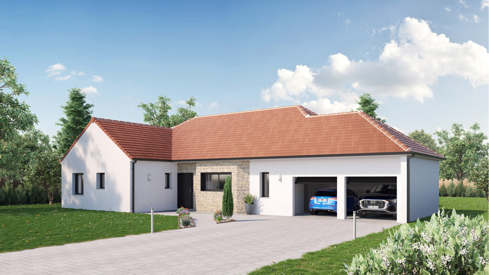 Maison neuve à Villemaréchal avec 3 chambres sur terrain de 753m2 / image 2