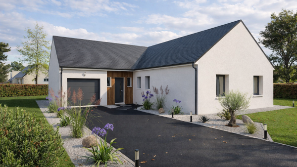 Maison neuve à Vernou-sur-Brenne avec 4 chambres sur terrain de 1073m2 - image 1