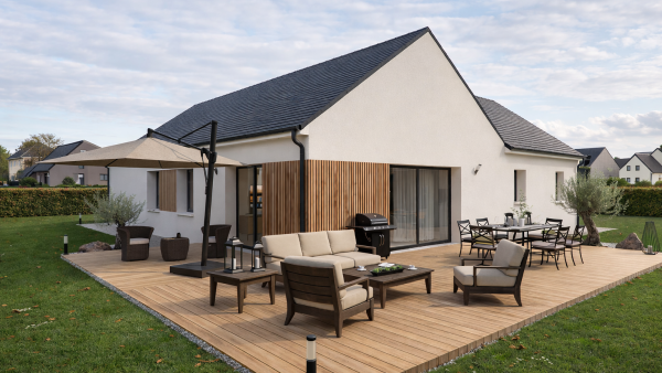 Maison neuve à Vernou-sur-Brenne avec 4 chambres sur terrain de 1073m2 - image 2