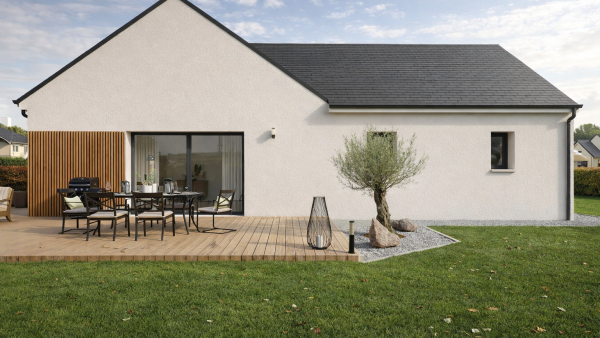 Maison neuve à Corquilleroy avec 4 chambres sur terrain de 711m2 - image 3