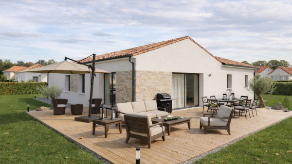 Maison neuve à Mortagne-sur-Sèvre avec 4 chambres sur terrain de 543m2 - image 2