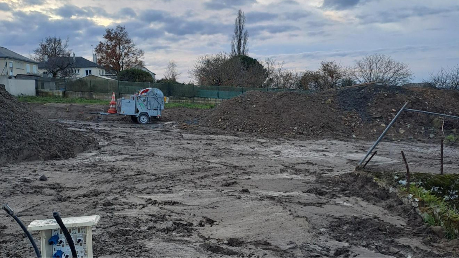 Terrain constructible de 313m2 à Mauges-sur-Loire