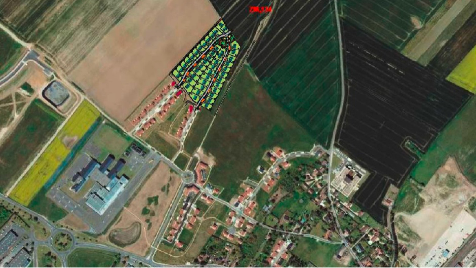 Terrain constructible de 573m2 à Meung-sur-Loire