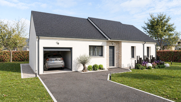 Maison neuve à Menars avec 3 chambres sur terrain de 540m2 - image 1