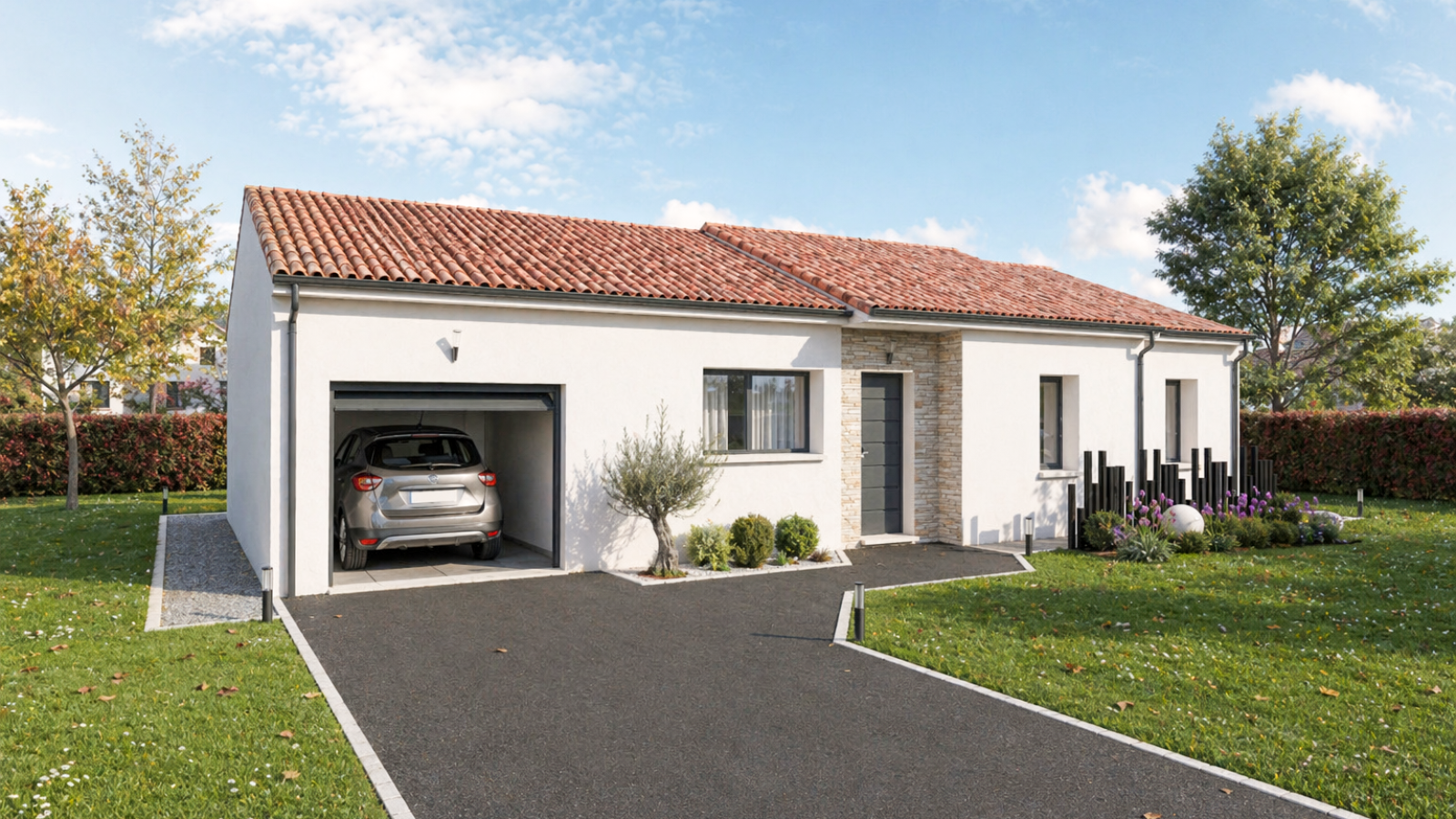 Maison neuve à Savigné avec 3 chambres sur terrain de 962m2 / image 2
