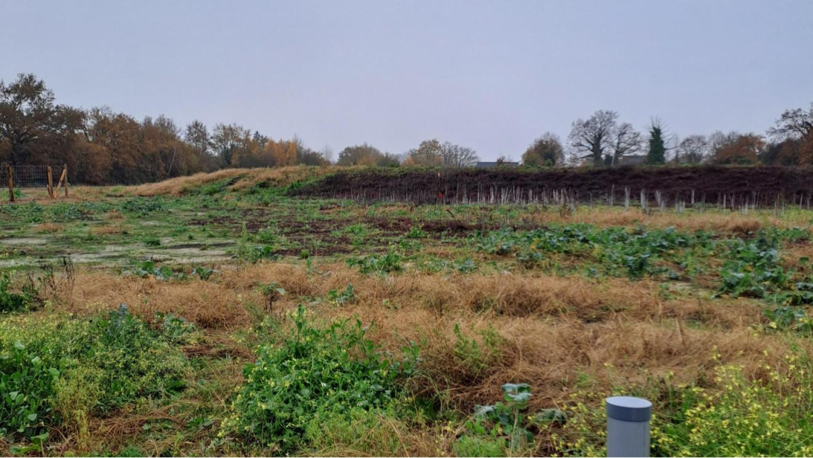 Terrain constructible de 340m2 à Feneu