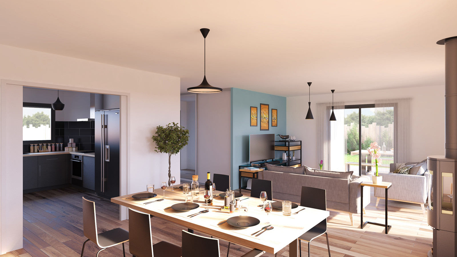 Maison neuve à Villemaréchal avec 3 chambres sur terrain de 753m2 / image 6