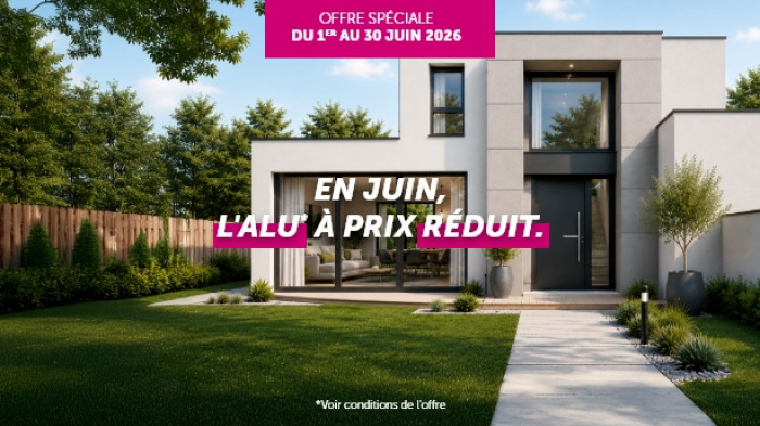 Offre limitée : Vos menuiseries aluminium à prix réduit !