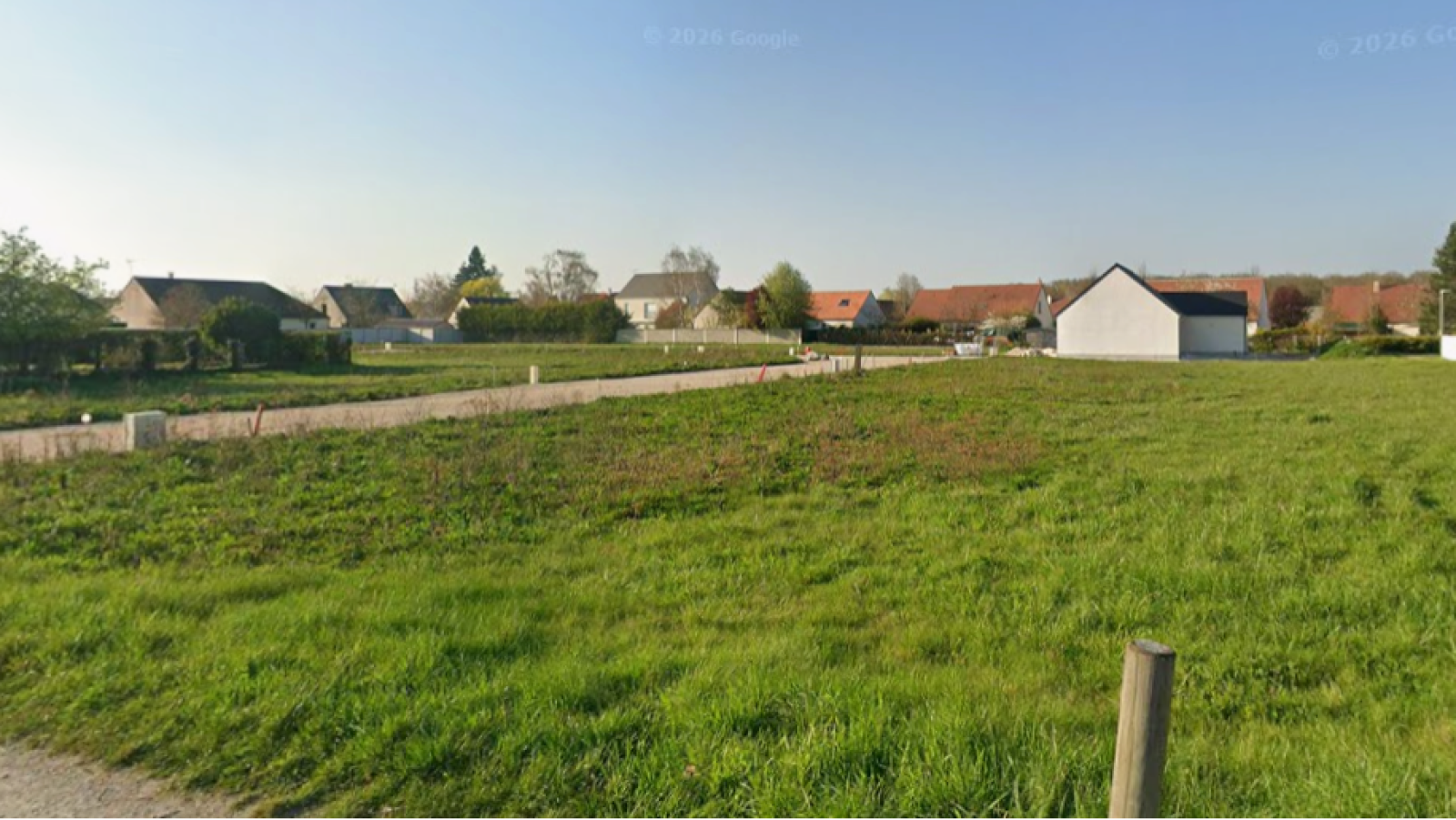 Terrain constructible de 509m2 à Cercottes