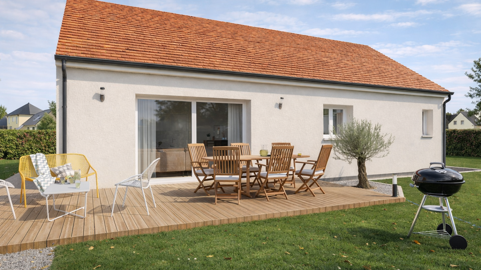 Maison neuve à Houdan avec 3 chambres sur terrain de 554m2 / image 5