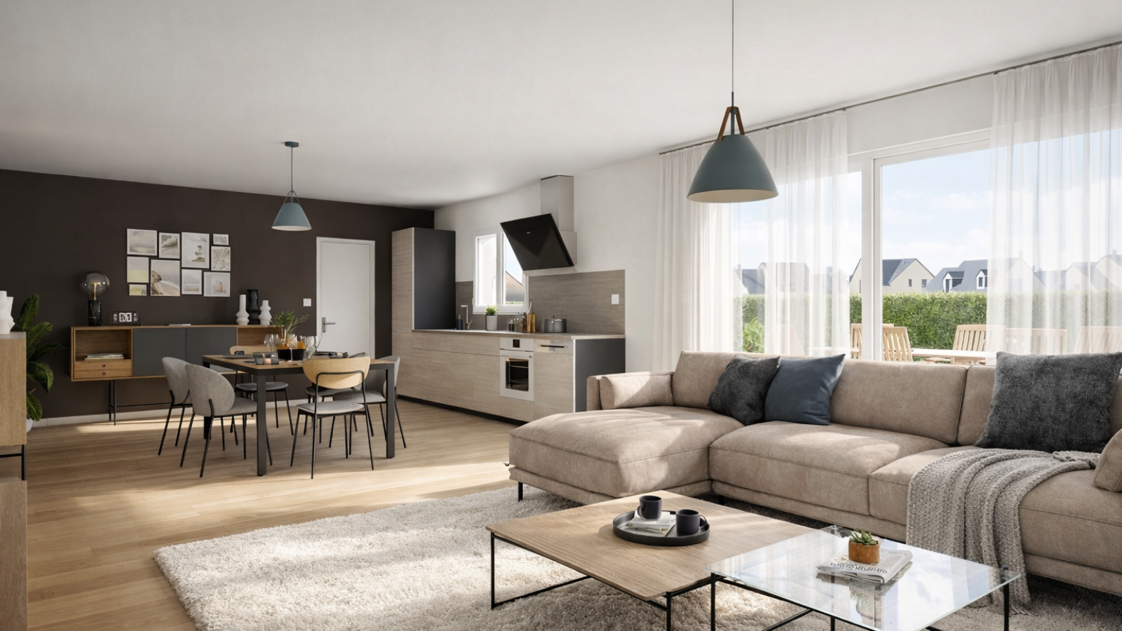Maison neuve à Houdan avec 3 chambres sur terrain de 554m2 / image 6