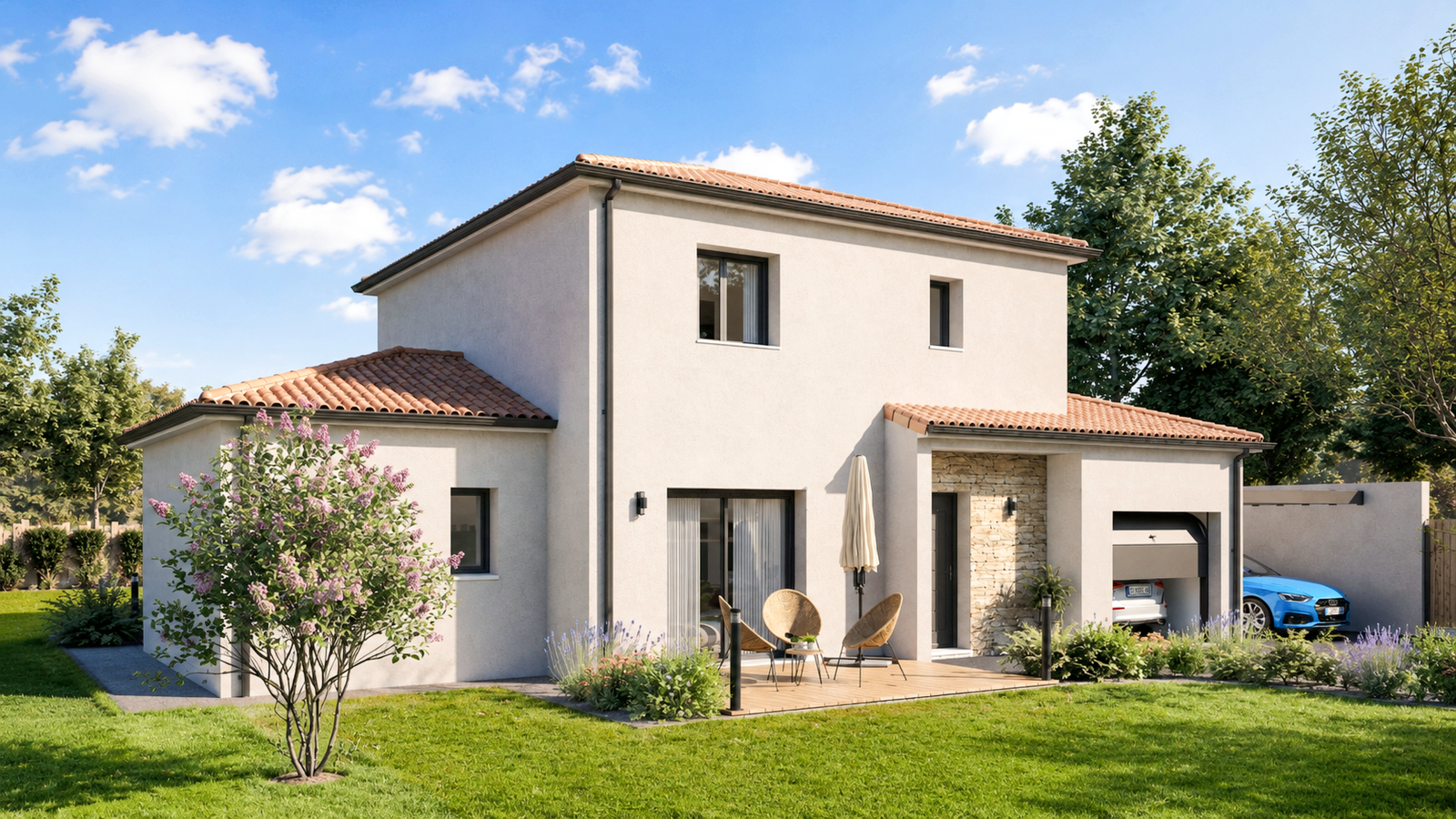 Maison neuve à Cholet avec 4 chambres sur terrain de 556m2 / image 2