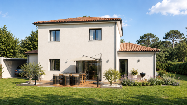 Maison neuve à Cholet avec 4 chambres sur terrain de 556m2 - image 2
