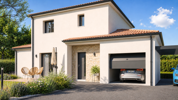 Maison neuve à Cholet avec 4 chambres sur terrain de 556m2 - image 3