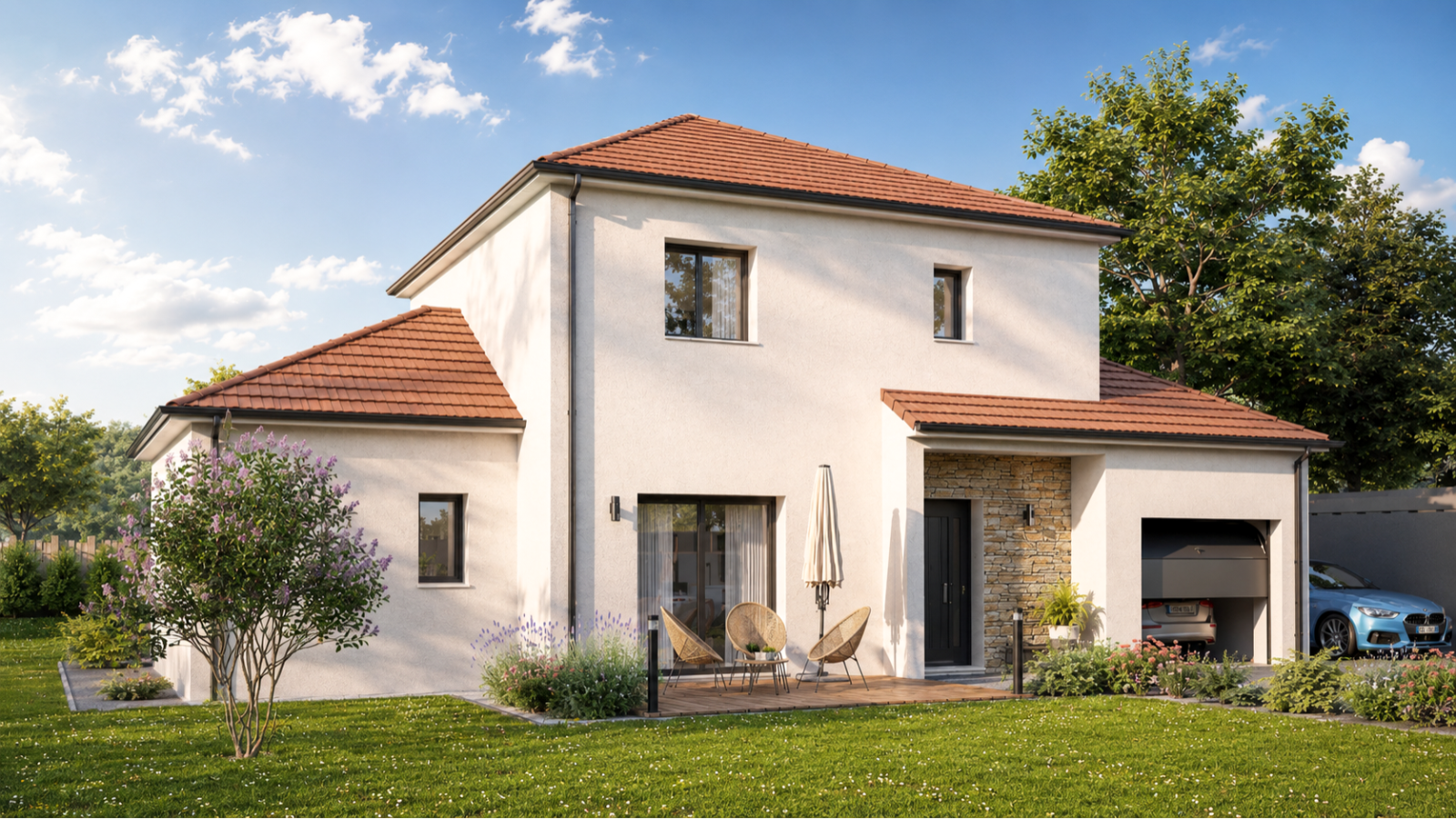 Maison neuve à Saint-Benoît-sur-Loire avec 4 chambres sur terrain de 689m2 / image 2