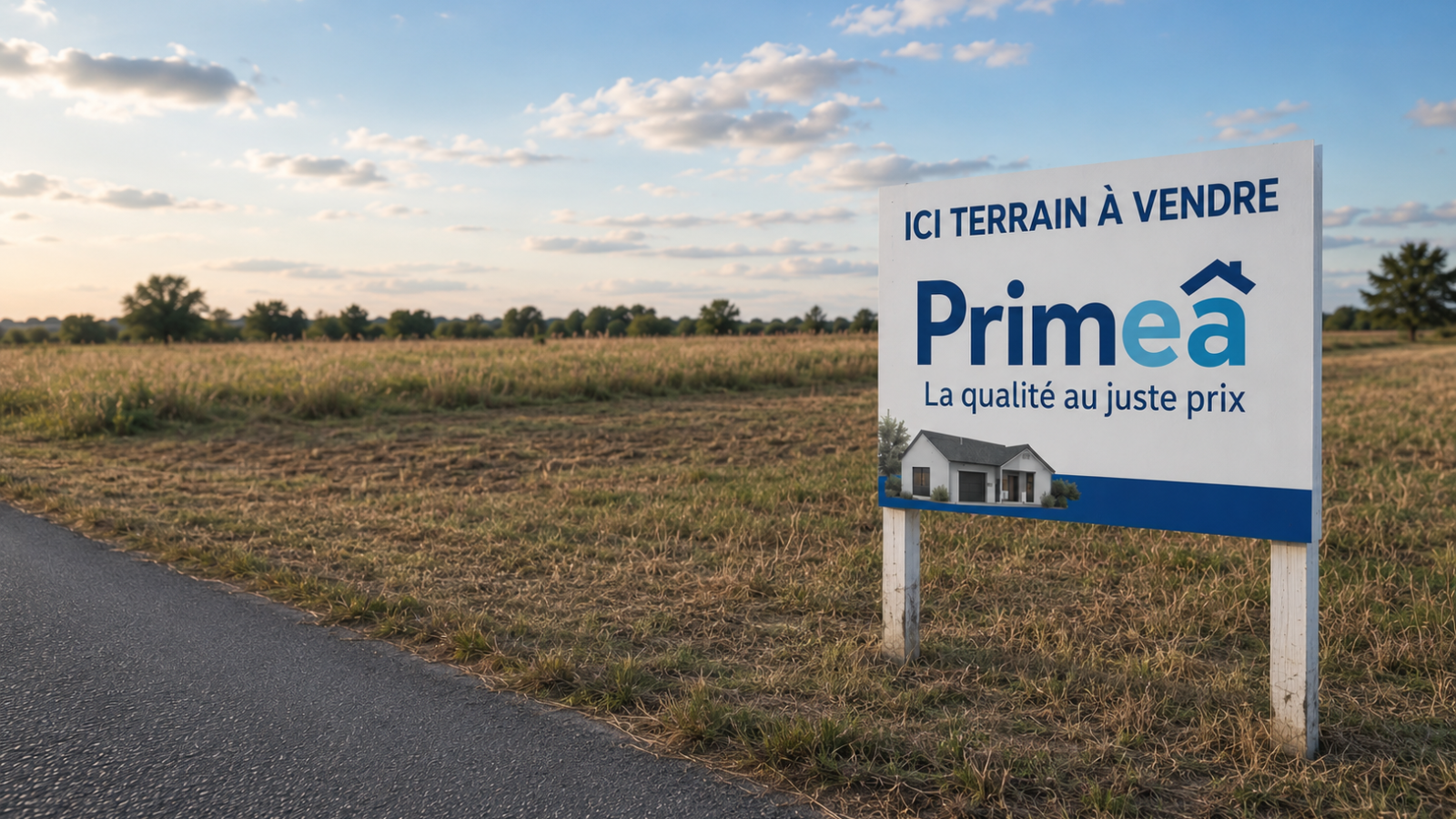 Terrain constructible de 750m2 à Messas