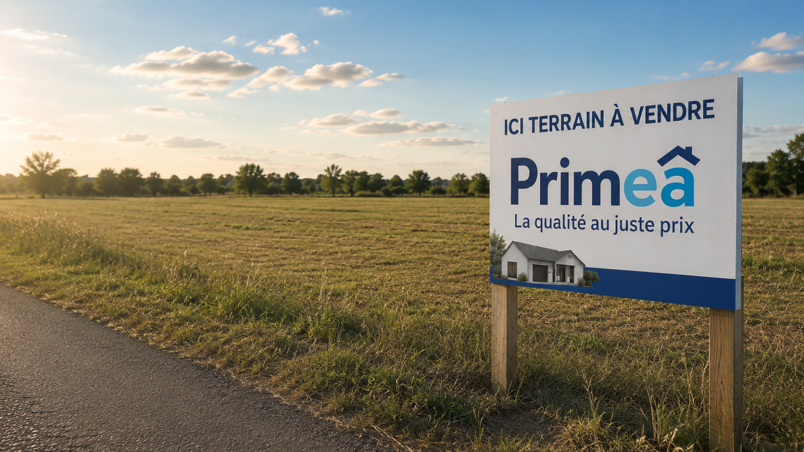 Terrain constructible de 501m2 à Messas