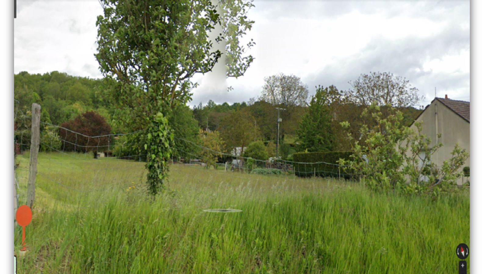 Terrain constructible de 863m2 à Cravant-les-Côteaux