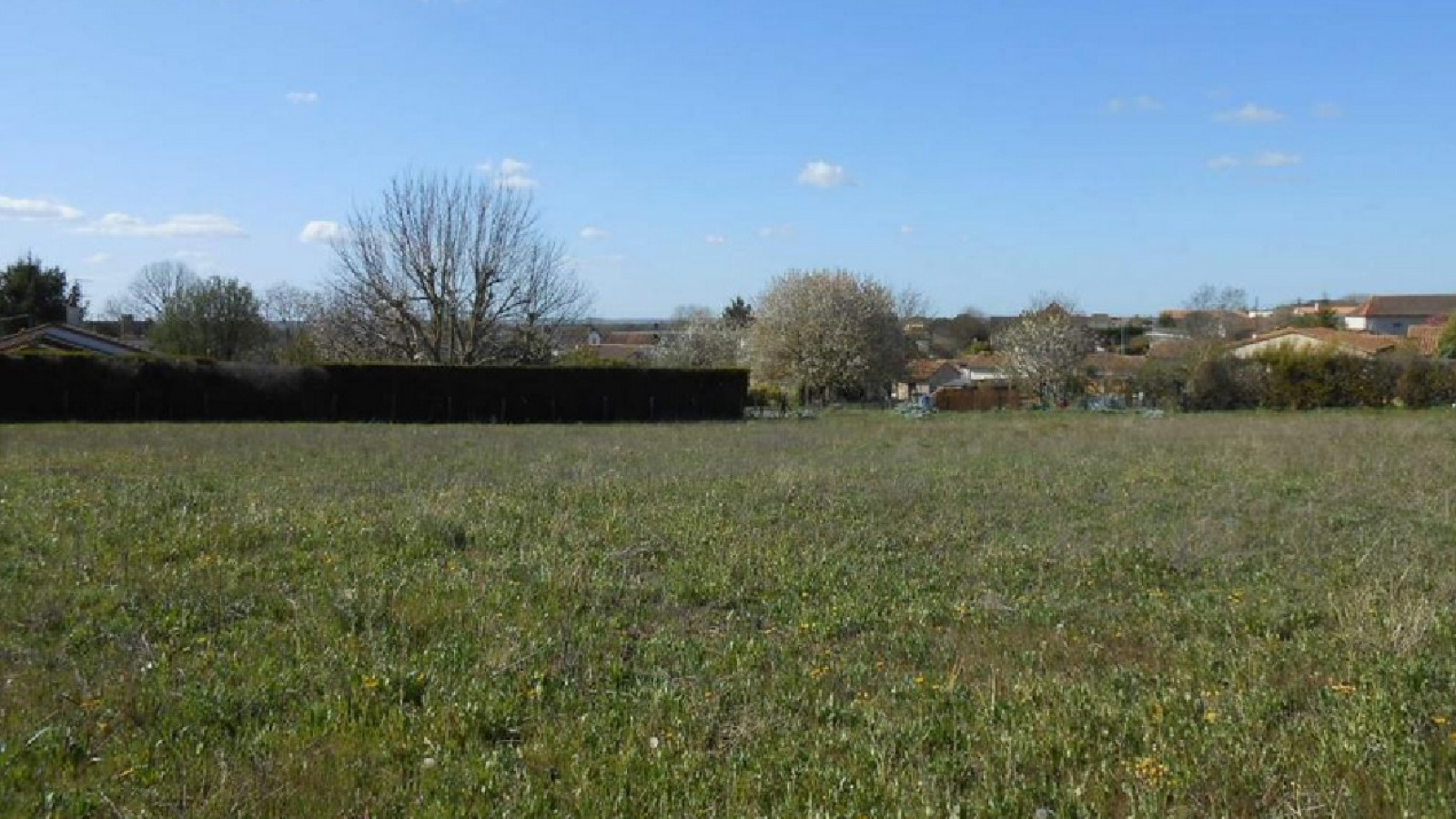 Terrain constructible de 1350m2 à Tercé