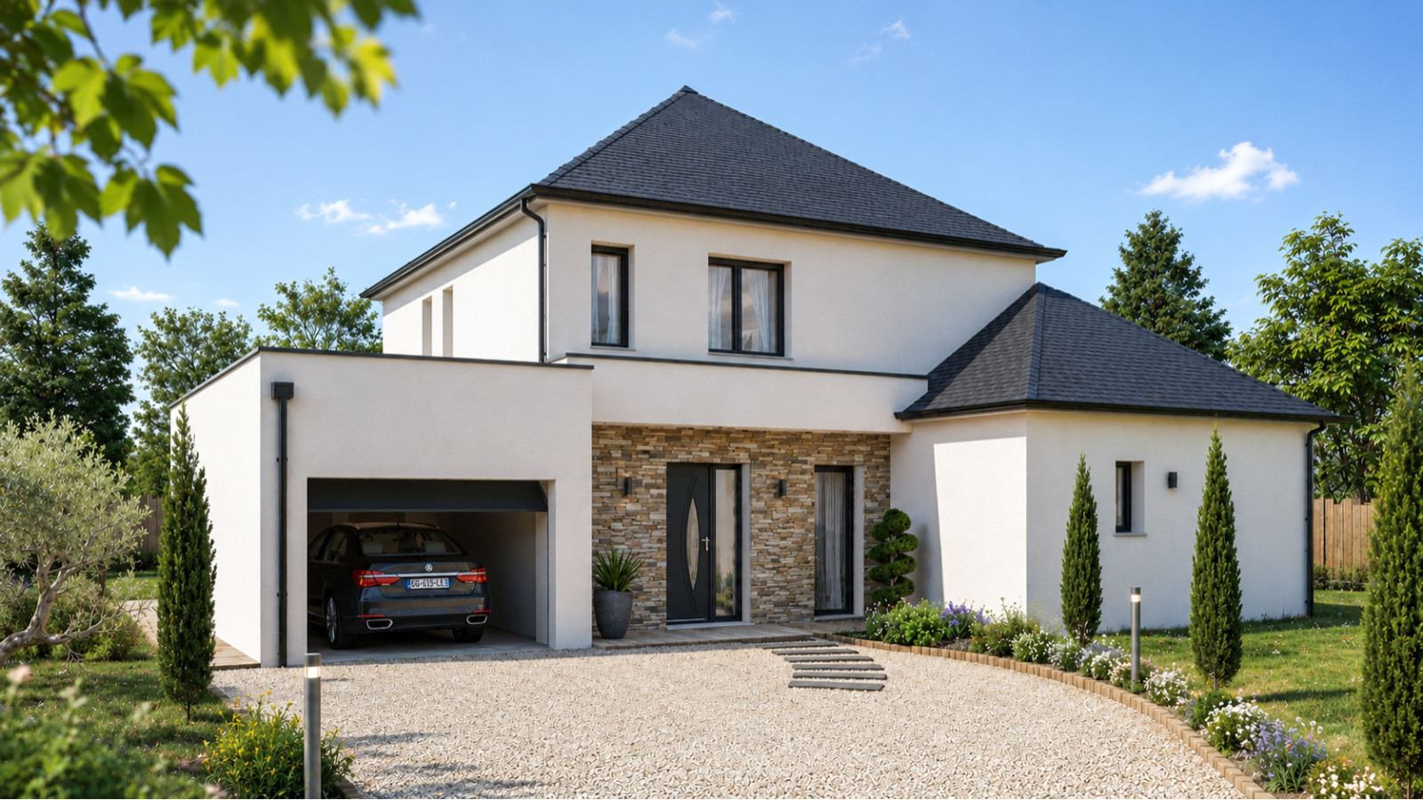 Maison neuve à Saran avec 4 chambres sur terrain de 1077m2 / image 2