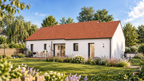 Maison neuve à Villecerf avec 3 chambres sur terrain de 1082m2 - image 2