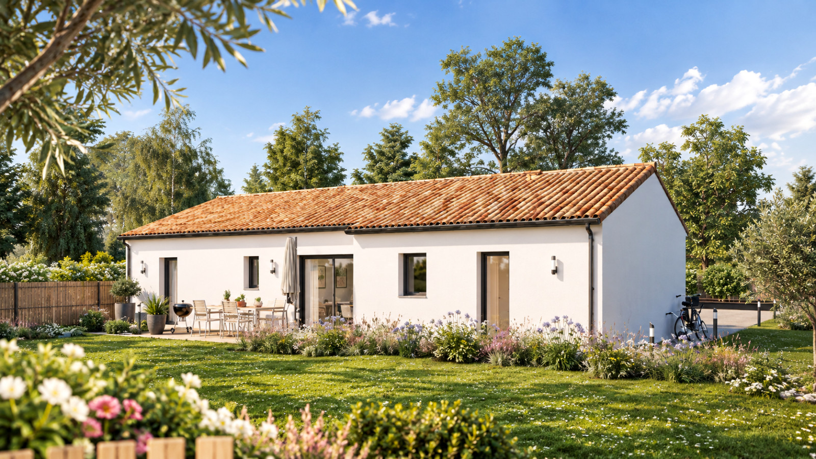 Maison neuve à Béruges avec 3 chambres sur terrain de 469m2 / image 3