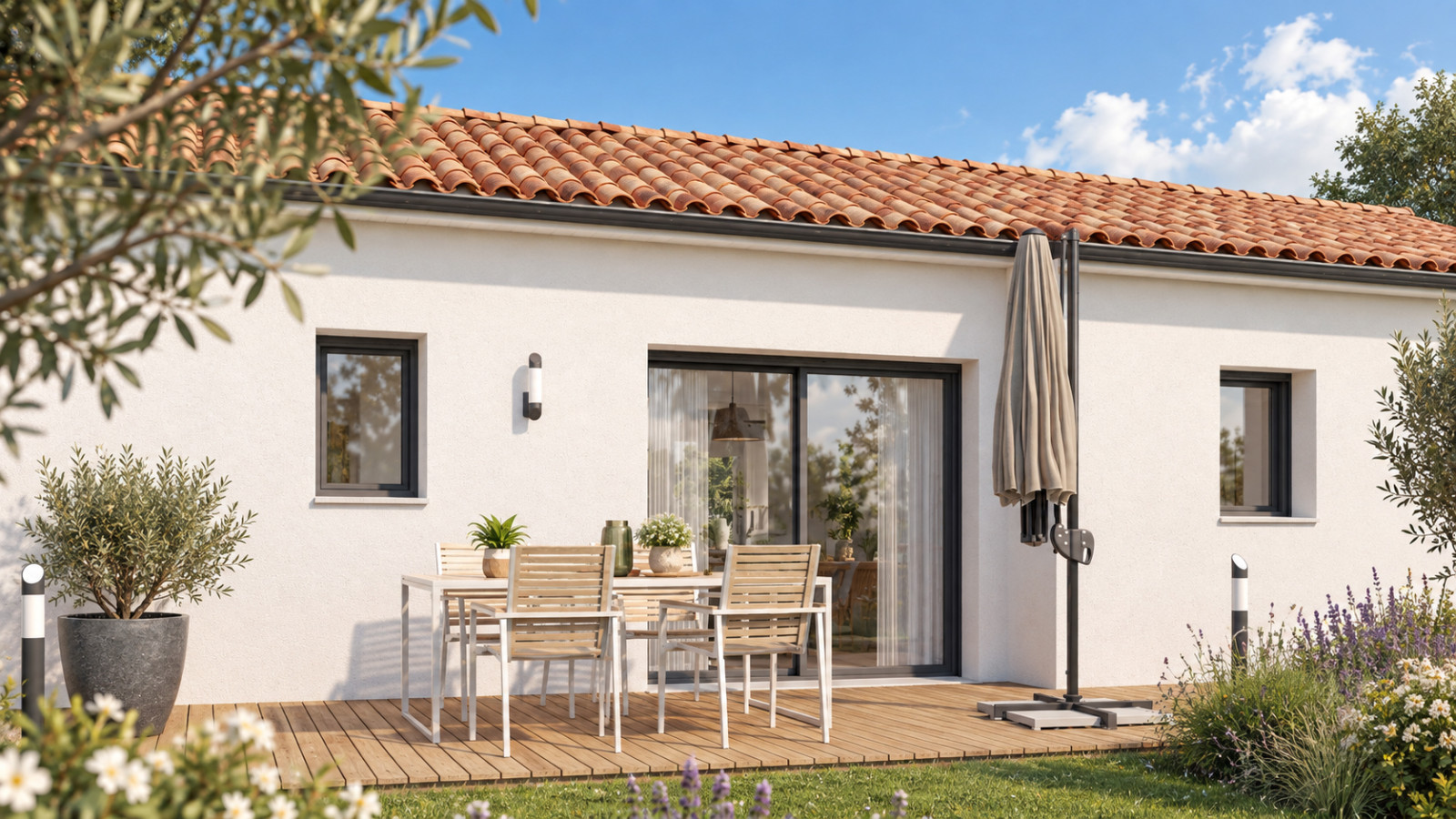 Maison neuve à Béruges avec 3 chambres sur terrain de 469m2 / image 5