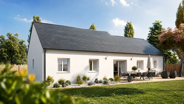 Maison neuve à Saint-Laurent-en-Gâtines avec 4 chambres sur terrain de 510m2 - image 2