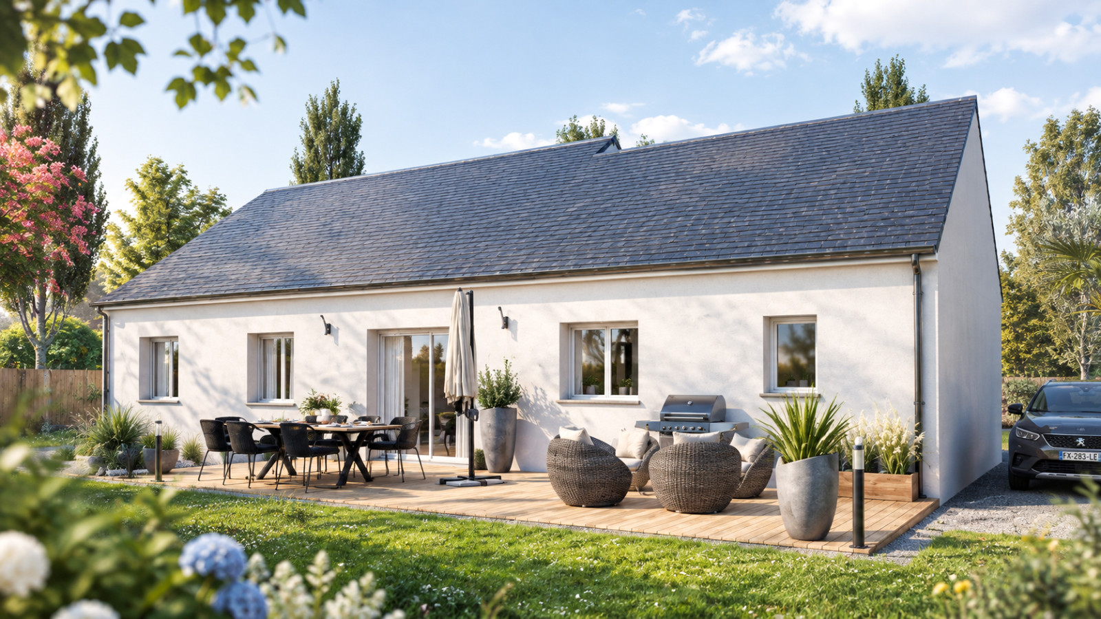 Maison neuve à Saint-Laurent-en-Gâtines avec 4 chambres sur terrain de 510m2 / image 5