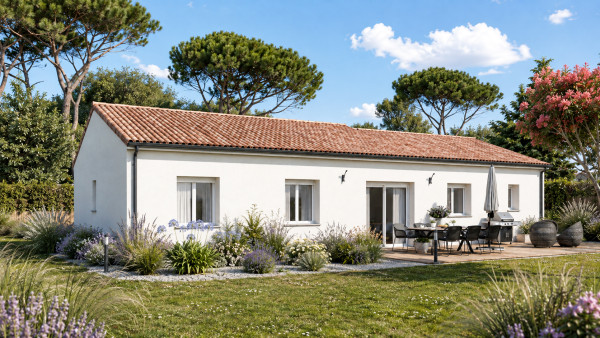 Maison neuve à Béruges avec 4 chambres sur terrain de 472m2 - image 2