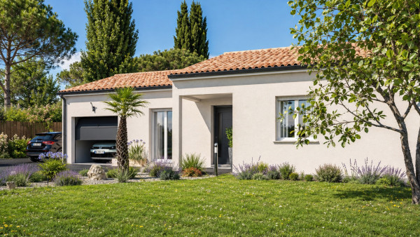 Maison neuve à Béruges avec 4 chambres sur terrain de 472m2 - image 3