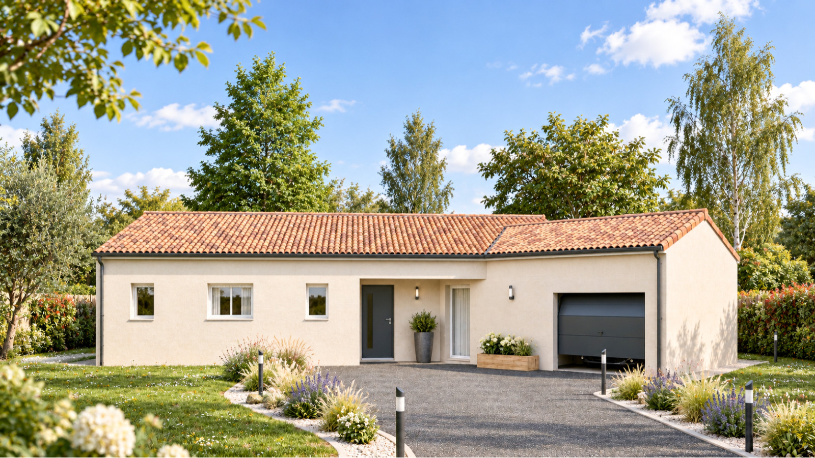 Maison neuve à Sommières-du-Clain avec 3 chambres sur terrain de 600m2 / image 3