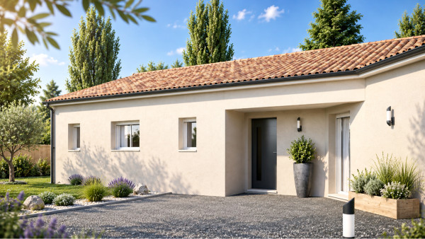 Maison neuve à Sommières-du-Clain avec 3 chambres sur terrain de 600m2 - image 3