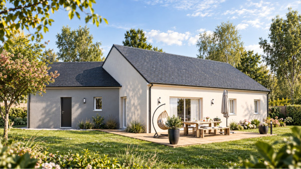 Maison neuve à Montlouis-sur-Loire avec 3 chambres sur terrain de 577m2 - image 1