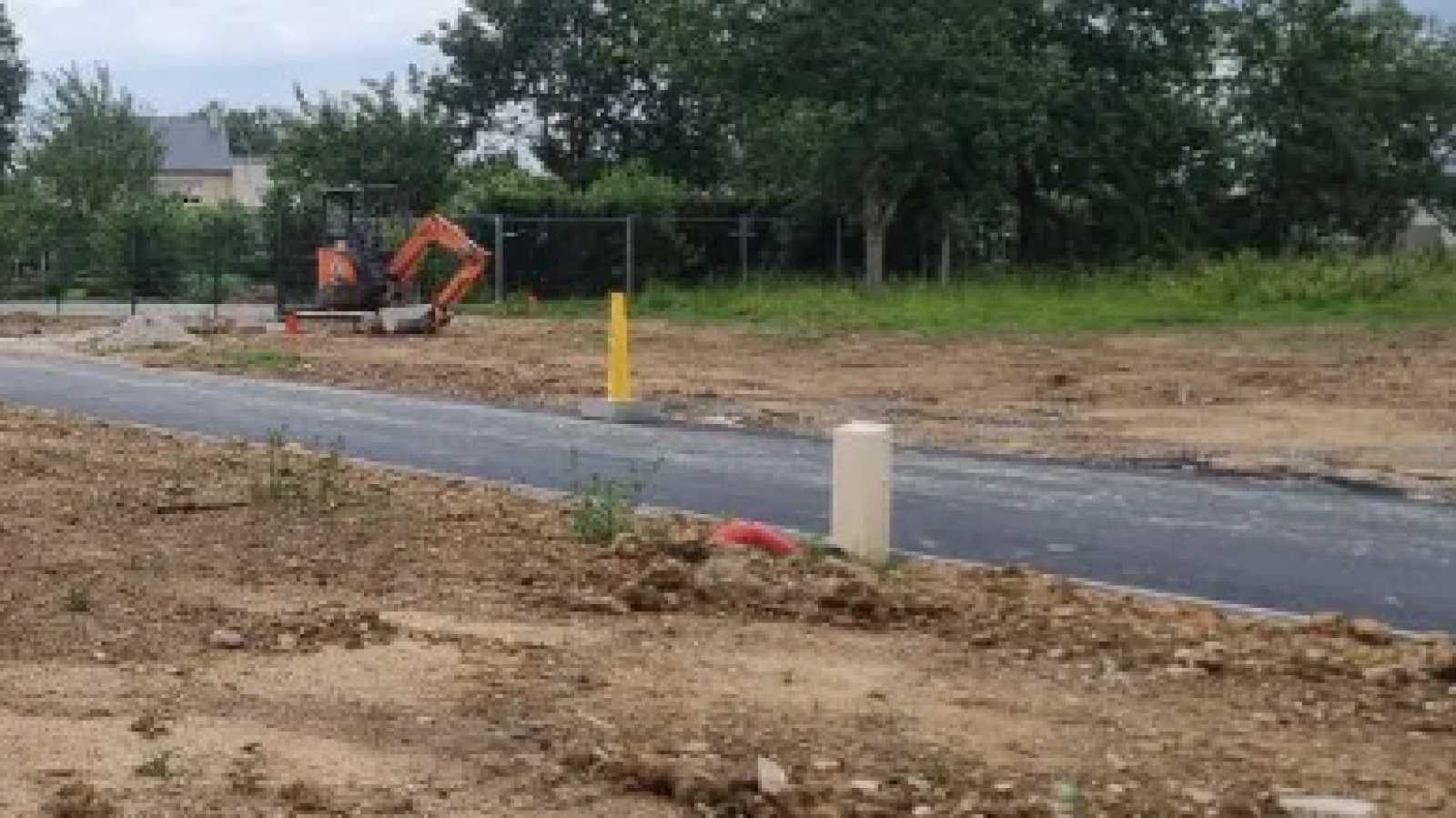 Terrain constructible de 472m2 à Trélazé