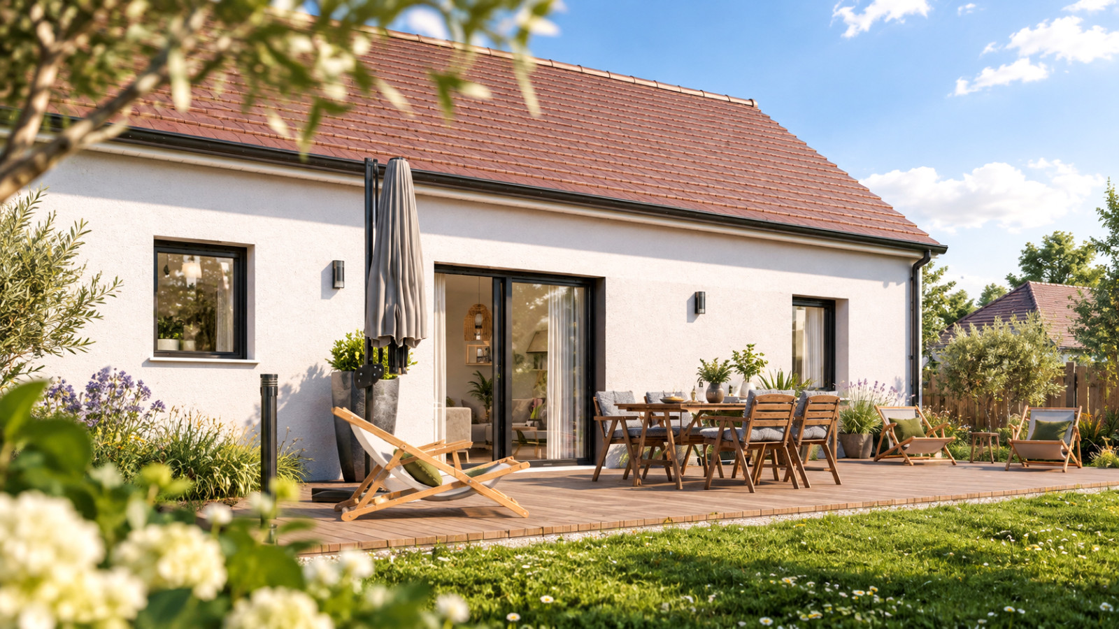 Maison neuve à Bouzy-la-Forêt avec 2 chambres sur terrain de 1561m2 / image 5
