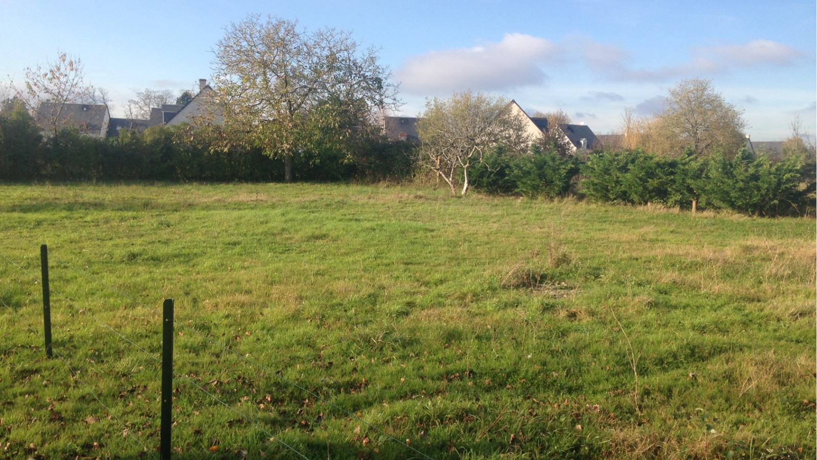 Terrain constructible de 525m2 à Langeais