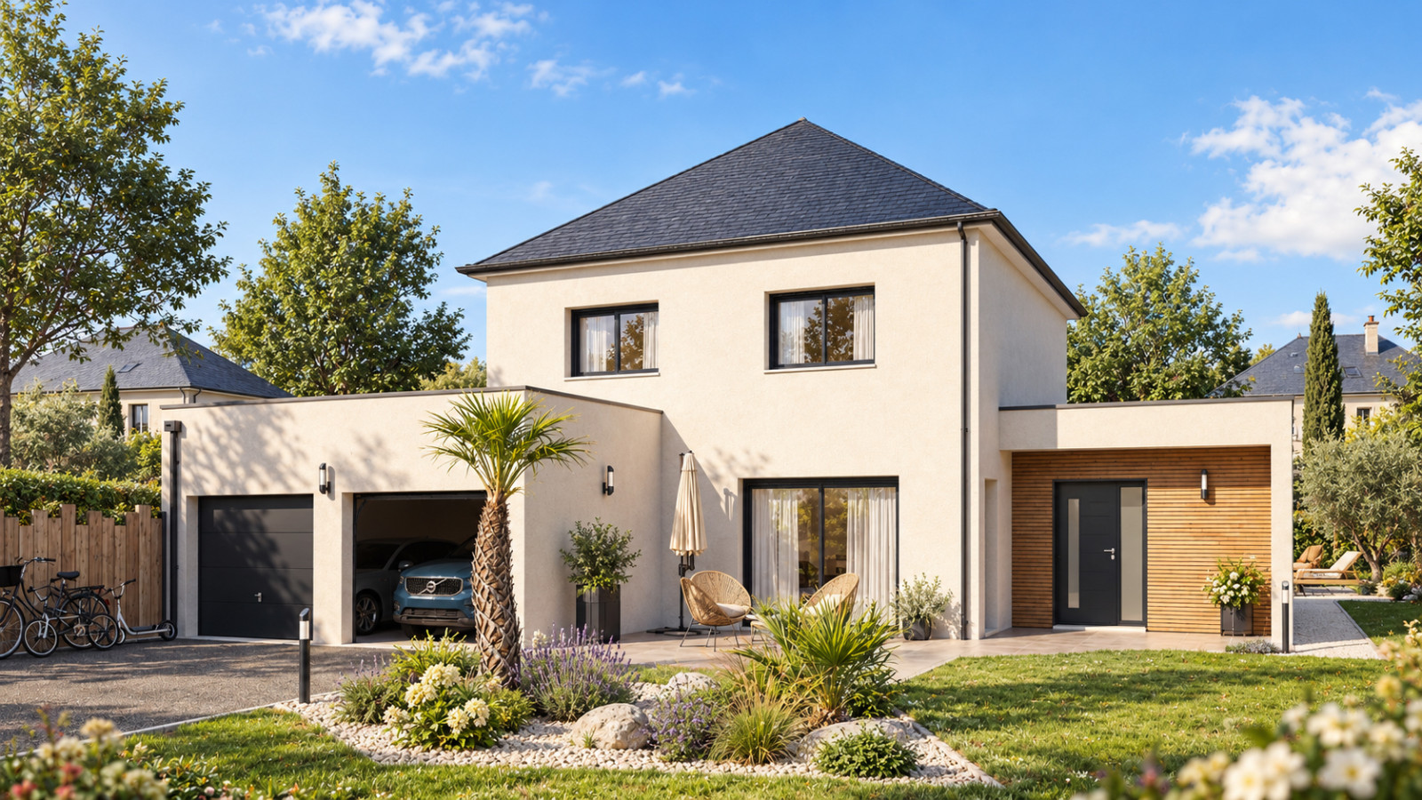 Maison neuve à Lavoux avec 4 chambres sur terrain de 1750m2 / image 2